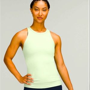 Lululemon align tank hip length, size 14 color creamy mint